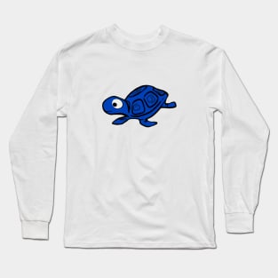 Blue_Turtle Long Sleeve T-Shirt